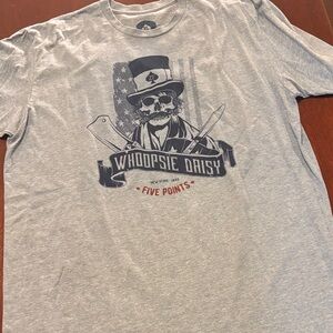 Whoopsie Daisy Gray Graphic Tee